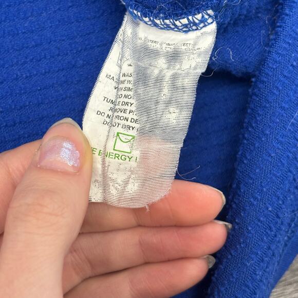 Majestic MLB Kansas City Royals Blue Mens L On Field Tech Therma Base Sweatshirt - Picture 5 of 9